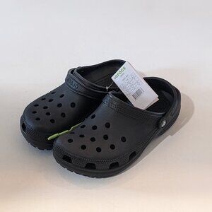 CROCS Classic Black Clog, NWT,  W size 7, M size 9